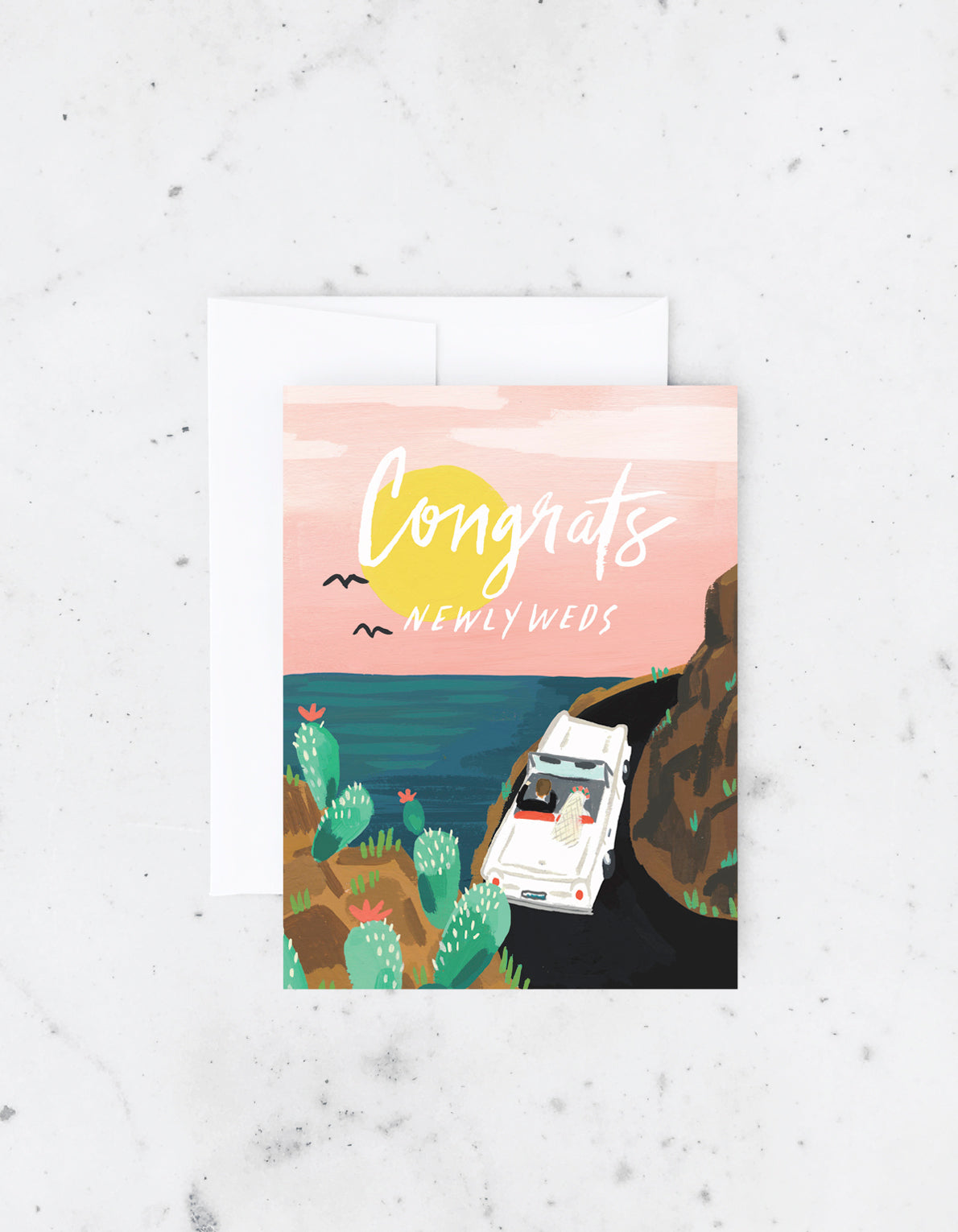 Wedding Greeting Card | Honeymooners