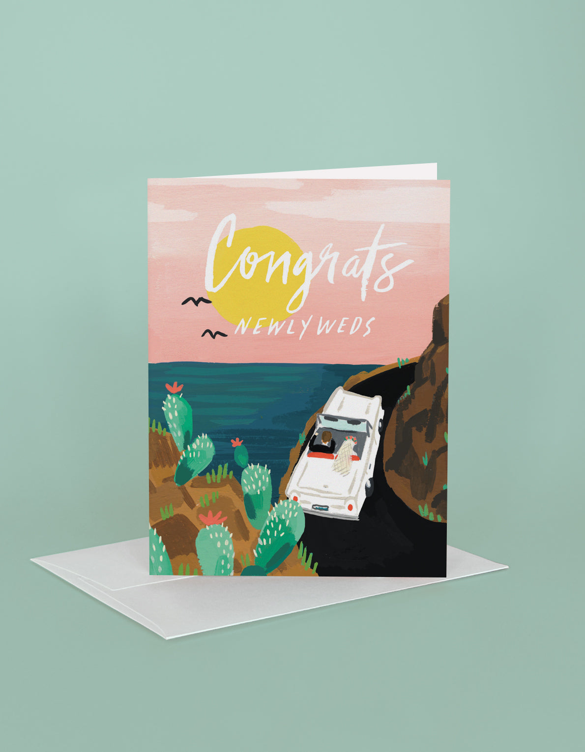 Wedding Greeting Card | Honeymooners