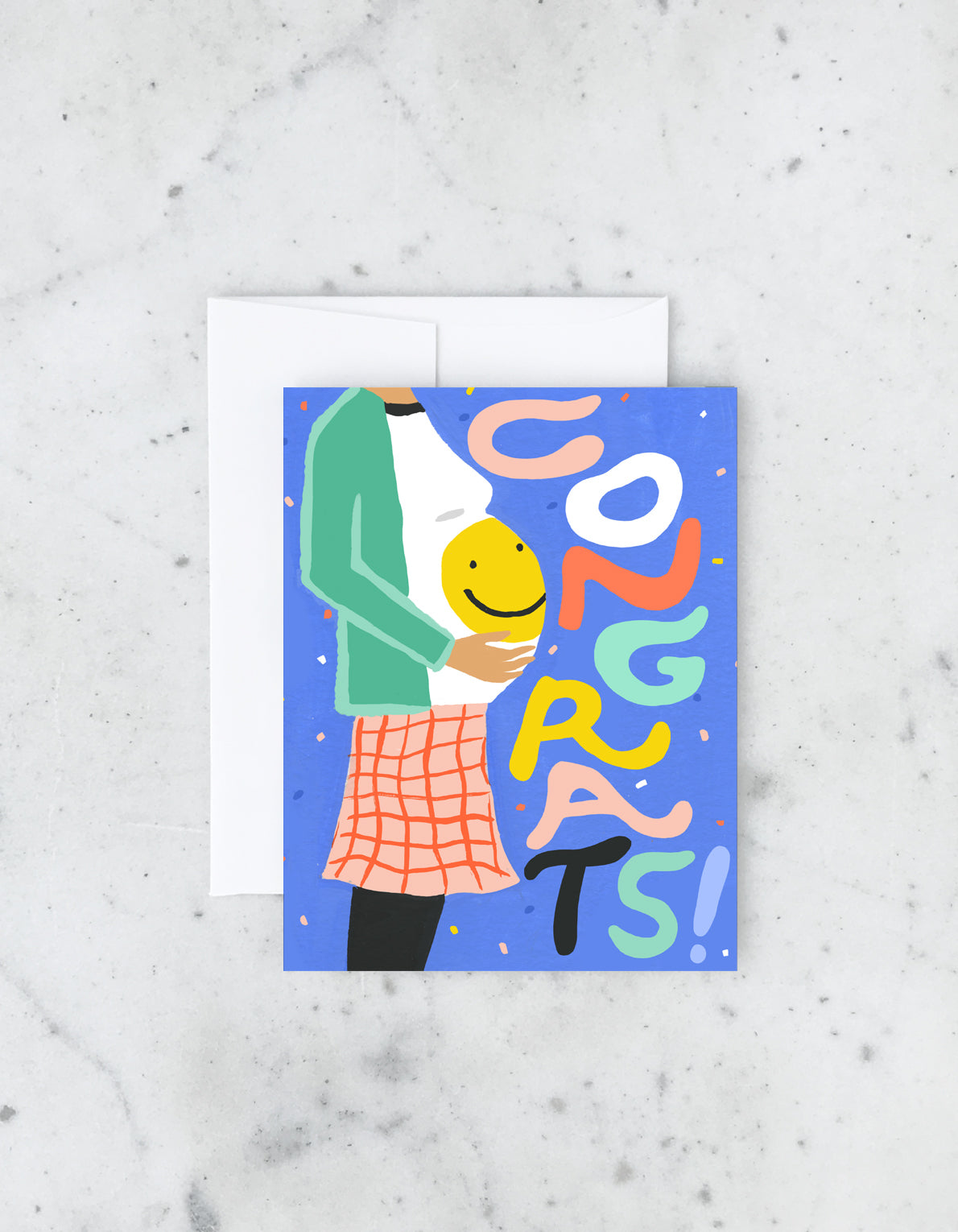 Baby Greeting Card | Congrats Belly