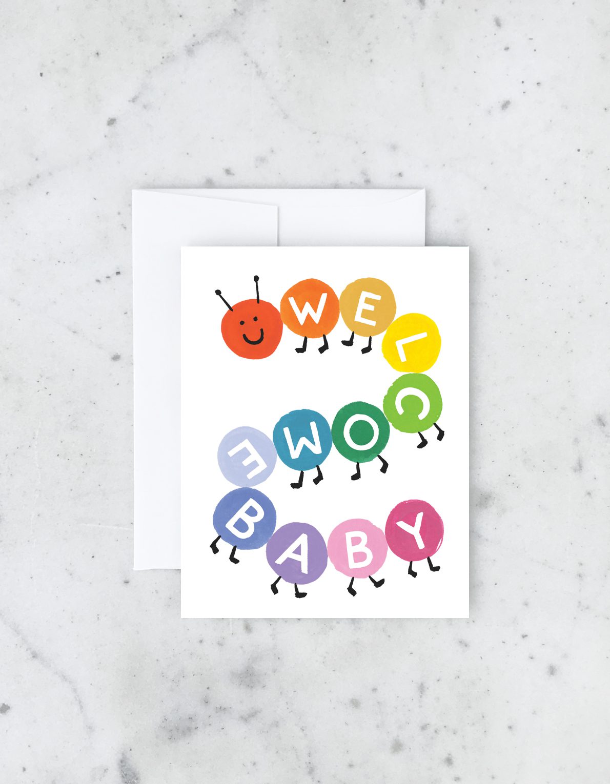 Baby Greeting Card | Caterpillar