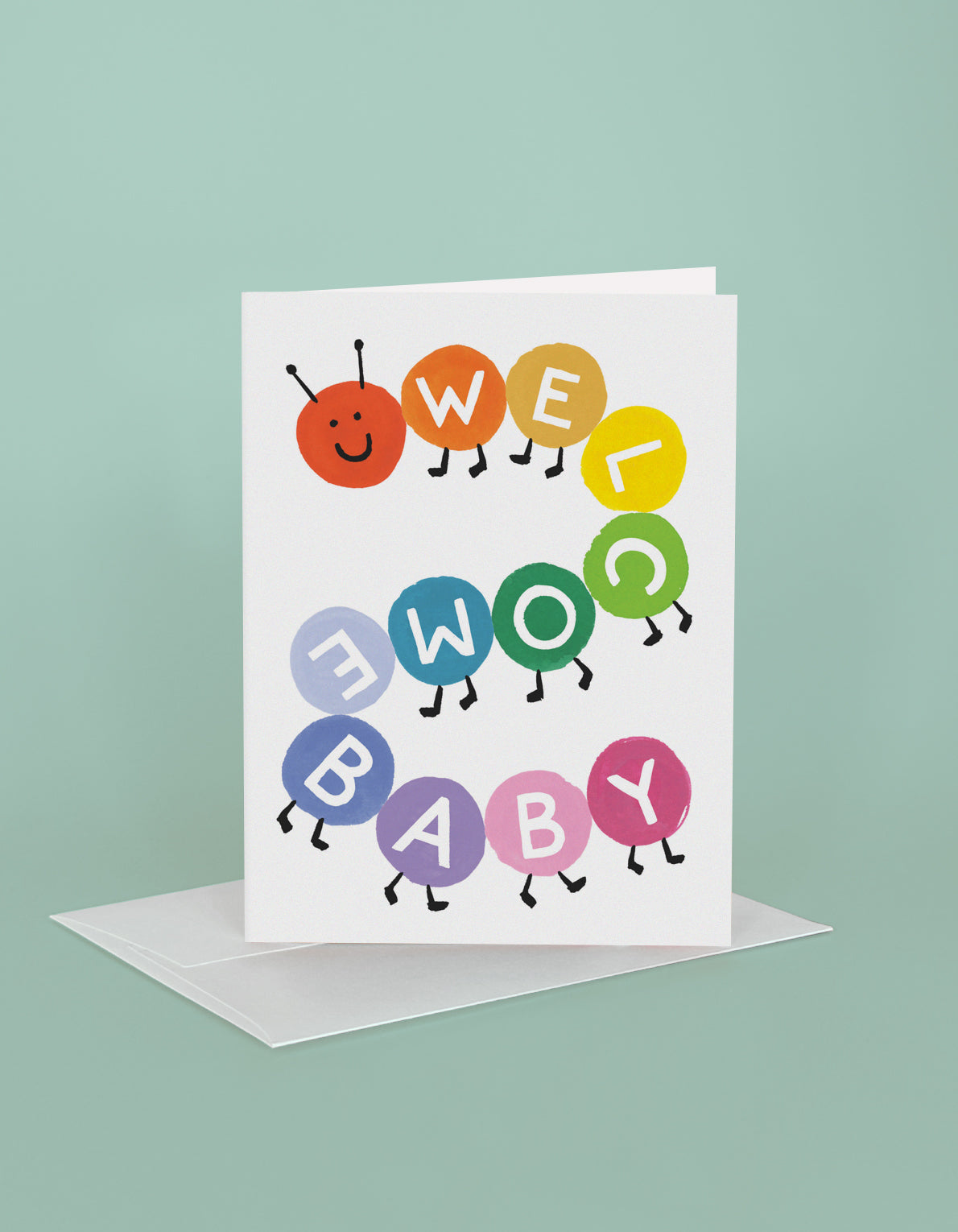 Baby Greeting Card | Caterpillar