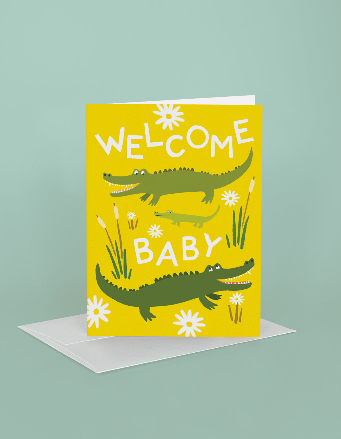 Baby Greeting Card | Gator Baby