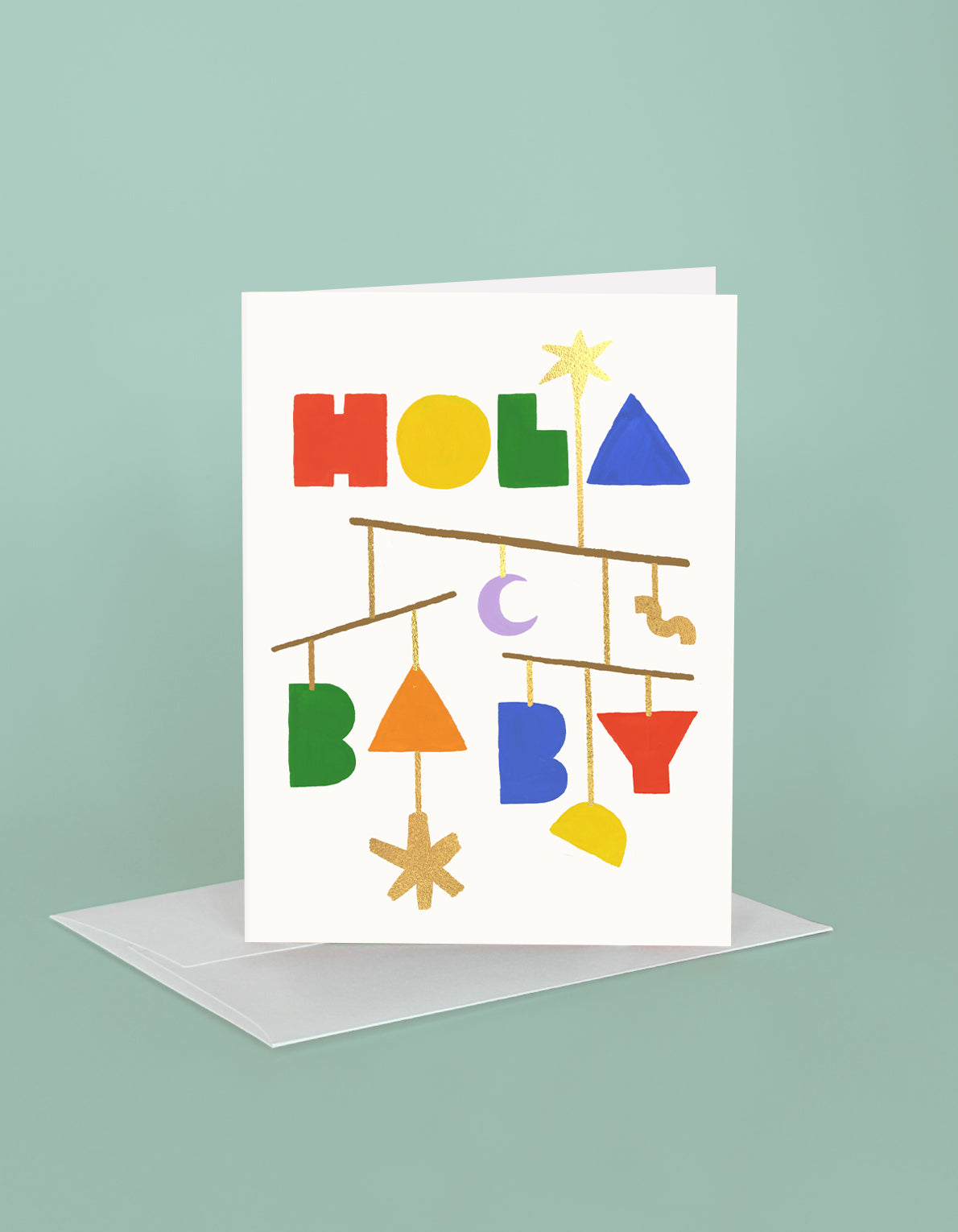 Baby Greeting Card | Hola Baby Mobile